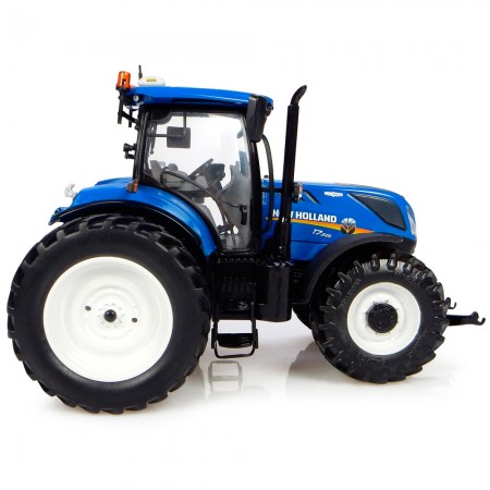 Trator Universal Hobbies New Holland T7.225 Roues Doubles Escala 1/32 - Azul