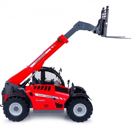 Trator Universal Hobbies Massey Ferguson Th.7038 Escala 1/32 - Vermelho