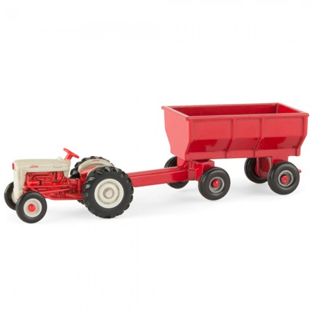 Trator Ertl Ford - Naa Tractor With Flarebox Wagon 13917 - Escala 1/64