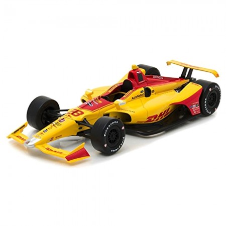 Carro Greenlight Ryan Hunter-reay #28 Dhl 2018 Escala 1/64 - Amarelo