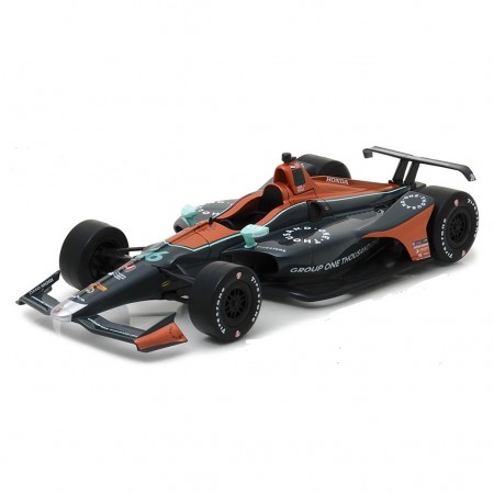 Carro Greenlight Zach Veach #26 Gp 1000 2018 Escala 1/64 - Preto e Laranja