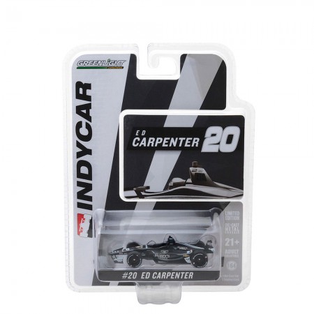 Carro Greenlight Ed Carpenter Fuzzy Vodka #20 2018 Escala 1/64 - Preto