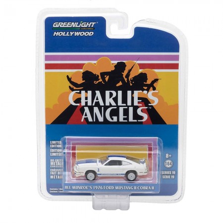 Carro Greenlight Ford Mustang Cii 1976 Tv Hs19 Escala 1/64 - Branco