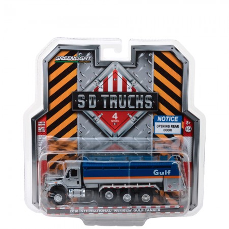 Caminho Greenlight S.d. Trucks Series 4 Gulf 2018 Escala 1/64