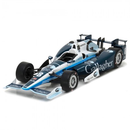 Carro Greenlight Max Chilton/chip Ganassi Racing #8 2017 Escala 1/18 - Azul e Branco