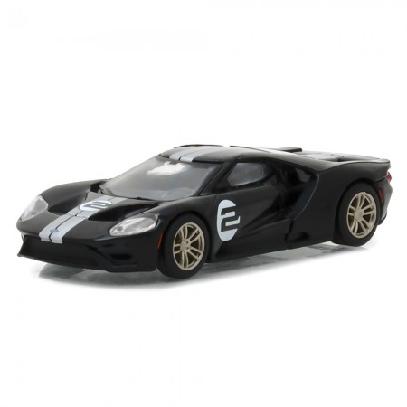 Carro Greenlight Ford Gt Racing Heritage S1 Escala 1/64 - Preto