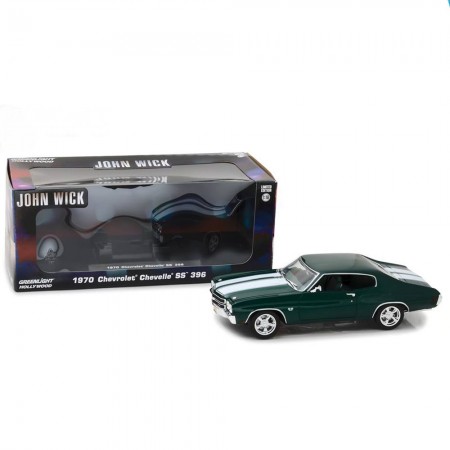 Carro Greenlight Chevrolet Chevelle Ss 396 1970 John Wick Escala 1:18