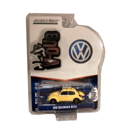 Carro Greenlight Volkswagen Beetle 1948 Escala 1/64