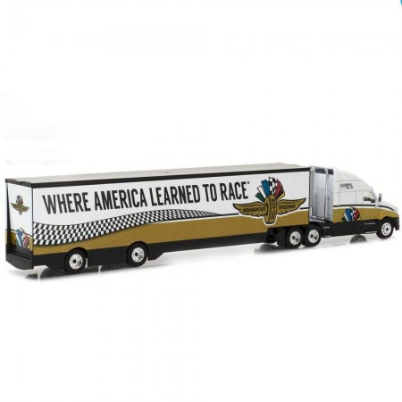 Caminho Greenlight Kenworth T2000 Ind.wng/flg 2017 Escala 1/64 - Branco