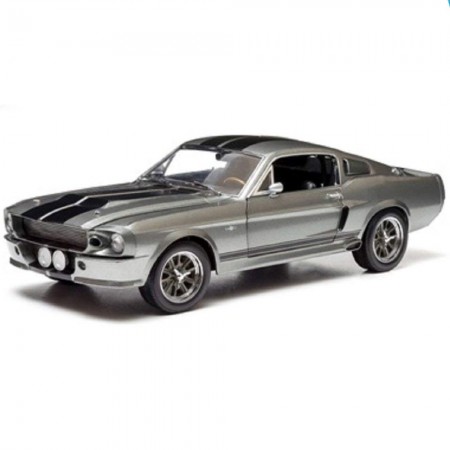Carro Greenlight Ford Mustang Eleanor 60sc 1967 Escala 1/64 - Cinza