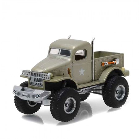 Carro Greenlight Military Pickup Truck Sgt Rock 1941 Escala 1/64 - Verde