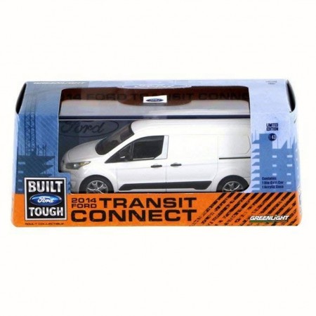 Carro Greenlight Ford Transit Coneect 2014 Escala 1/43 - Branco