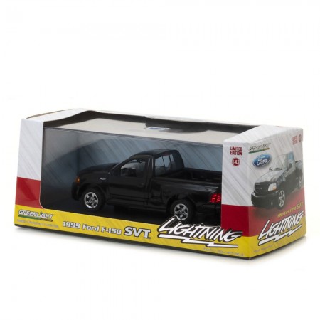 Carro Greenlight Ford F-150 Svt Light 1999 Escala 1/43 - Preto