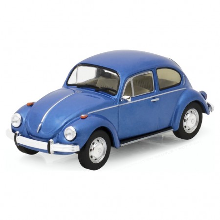 Carro Greenlight Volkswagen Beetle Big Lebowski 1998 Escala 1/43 - Azul