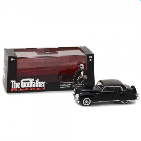 Carro Greenlight Lincoln Continental Godfather 1941 Escala 1/43