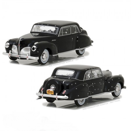 Carro Greenlight Lincoln Continental Godfather 1941 Escala 1/43 - Preto