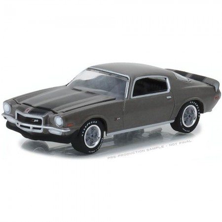 Carro Greenlight Chevrolet Camaro 1970 Escala 1/64 - Cinza