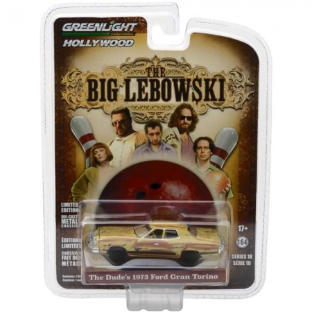 Carro Greenlight Ford The Dudes Escala 1/64 - Amarelo