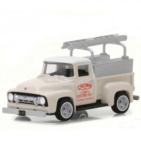 Carro Greenlight Ford F-100 1954 Escala 1/64 - Creme
