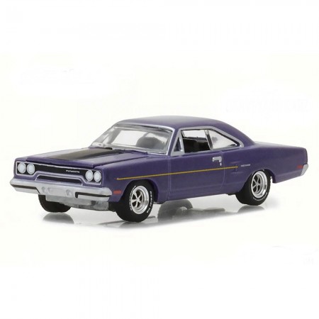 Carro Greenlight Plymounth 1970 Escala 1/64 - Azul