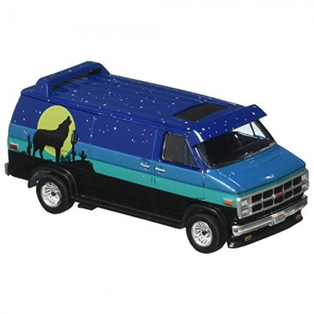 Carro Greenlight Gmc Vandura Escala 1/64 - Azul