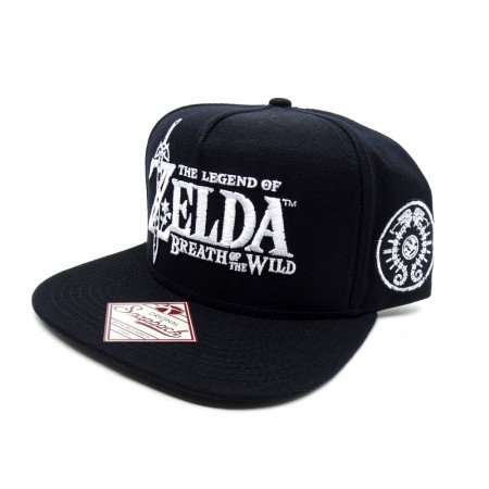 Bone Zelda Botw Snapback Black 2732