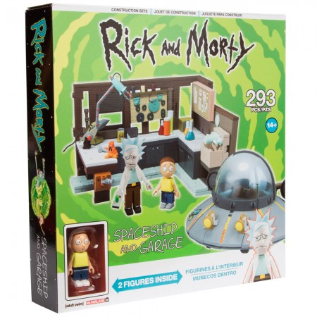 Boneco Mcfarlane Rick And Morty - Spaceship And Garage