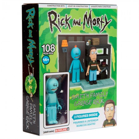 Boneco Mcfarlane Rick And Morty - Smith Family Garage Rack