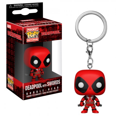 Chaveiro Funko Pop Keychain Marvel Deadpool - Deadpool With Swords