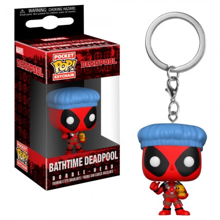 Chaveiro Funko Pop Keychain Marvel Deadpool - Bathtime Deadpool