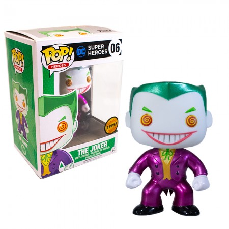 Funko Pop Chase Heroes Universe - Joker 06 Metallic