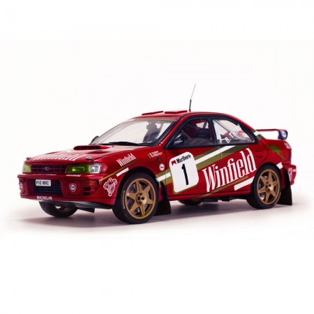 Carro Sun Star Subaru Impreza 555 #1 B.thiry/s.p 1997 Escala 1/18 - Vermelho