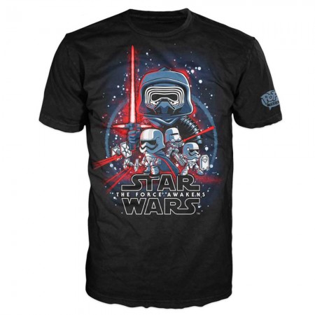 Camiseta Funko Pop Tees Star Wars Force Awakens - Tamanho G