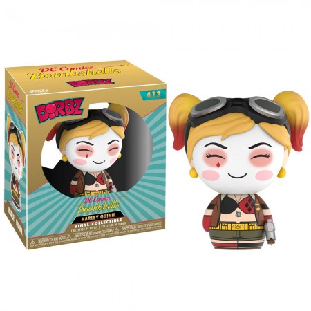 Boneco Funko Dorbz Dc Comics Bombshells - Harley Quinn 413