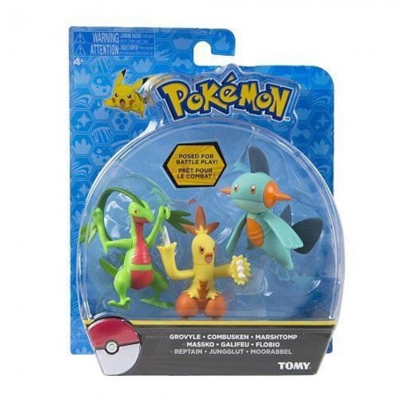 Boneco Tomy Pokemon Grov Combusk Marsht