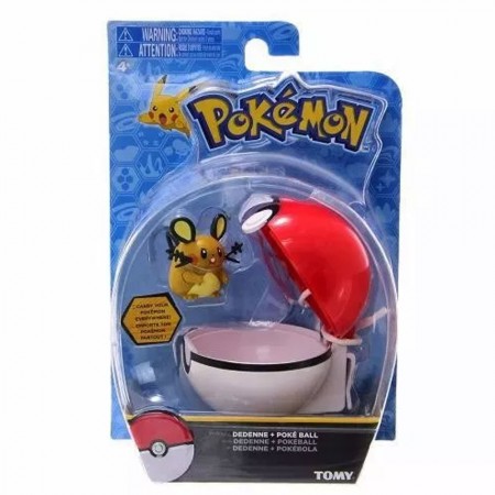 Boneco Tomy Pokemon  Dedenne + Poke Ball T18871