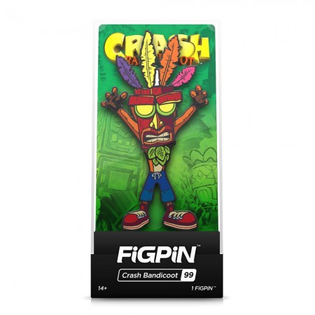Broche Colecionvel Figpin - Crash Bandicoot Aku Aku 115