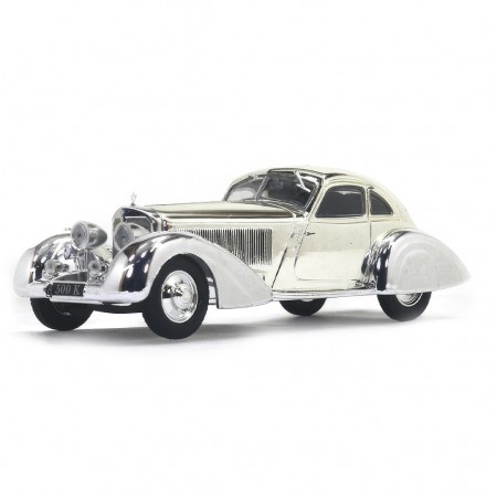 Carro Ixo - Mercedes-benz 500k 1935 Cromado - Escala 1:43