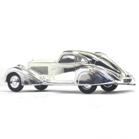 Carro Ixo - Mercedes-benz 500k 1935 Cromado - Escala 1:43
