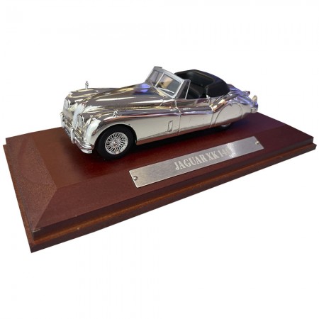 Carro Ixo Jaguar Xk 140 Cromado - Escala 1/43