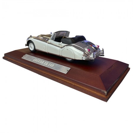 Carro Ixo Jaguar Xk 140 Cromado - Escala 1/43