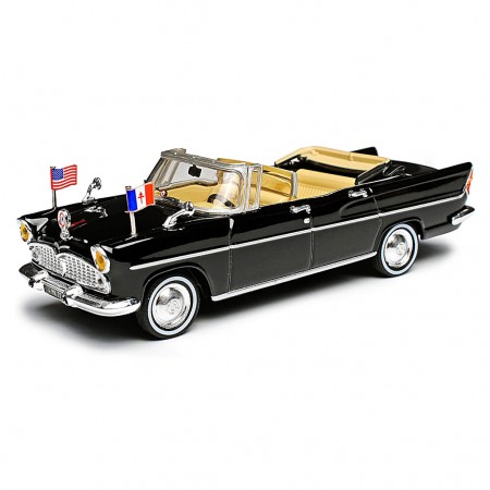 Carro Presidencial Ixo - Simca Chambord V8 President Kennedy 1961 - Escala 1/43 (prc008)