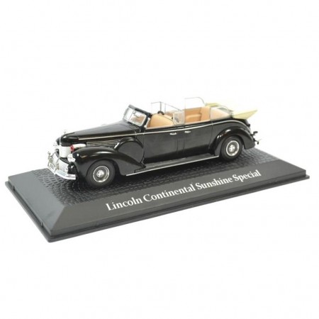 Carro Lincoln Continental Sunchine Special Confrence de Yalta - 1945 - Escala 1/43 - Preto