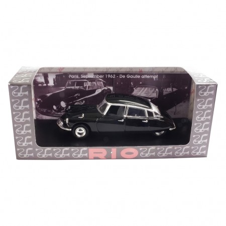 Carro Ixo Citroen Ds19 de Gaule 1962 Attentation