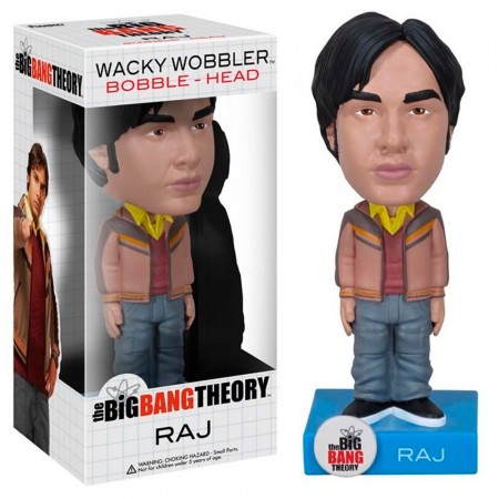 Boneco Funko Wacky Wobbler The Big Bang Theory - Raj