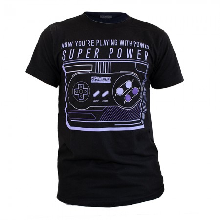 Camiseta Bwd-78009 Super Nintendo Black - P