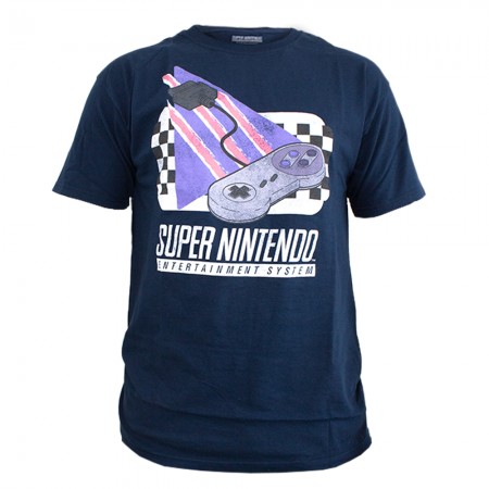 Camiseta Bwd-78015 Super Nintendo Blue  - P
