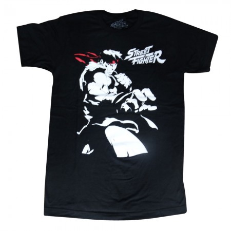Camiseta Street Fighter Punch Black - Tamanho M