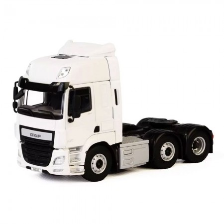 Caminhao Wsi Daf Cf Mx13 Sc 6x2 White - 03-1142 Escala 1/50