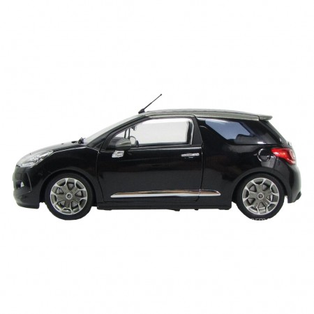 Carro Norev Citroen Ds3 Cabrio - 2013 - Escala 1/18 - Perla Negra